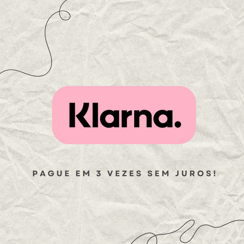 Paga até 3x com o Klarna